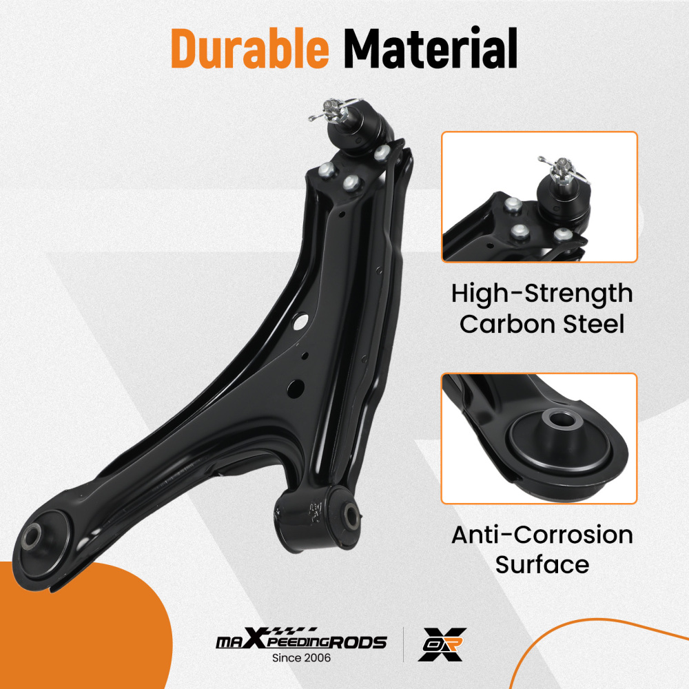 Driver Front Lower Control Arm For 1997-2003 compatible for Chevy Malibu 1999-2005 Grand Am