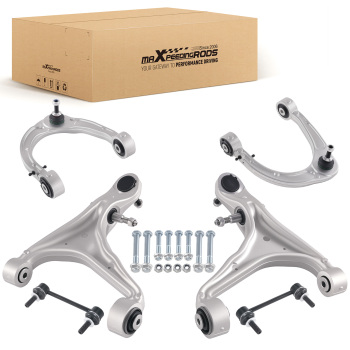 6x Front Control Arms w/ Ball Joint Sway Bar Kit compatible for Cadillac CTS 2008-2014 AWD