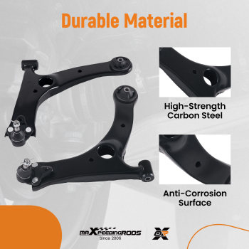 maXpeedingrods Front Lower Control Arm with Lower Ball Joint Compatible for Toyota Corolla 2003-2008