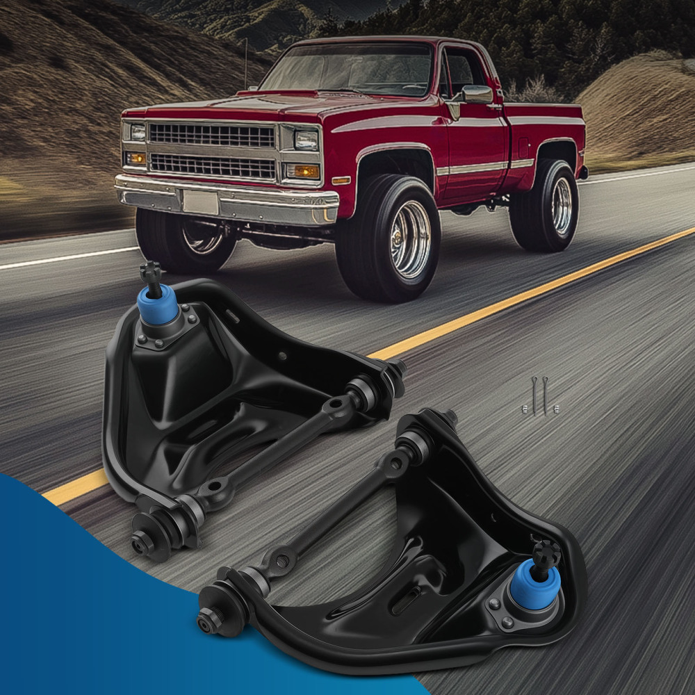 2x Front Upper Control Arm w/Ball Joint compatible for Regal Cutlass Grand Prix compatible for Monte Carlo