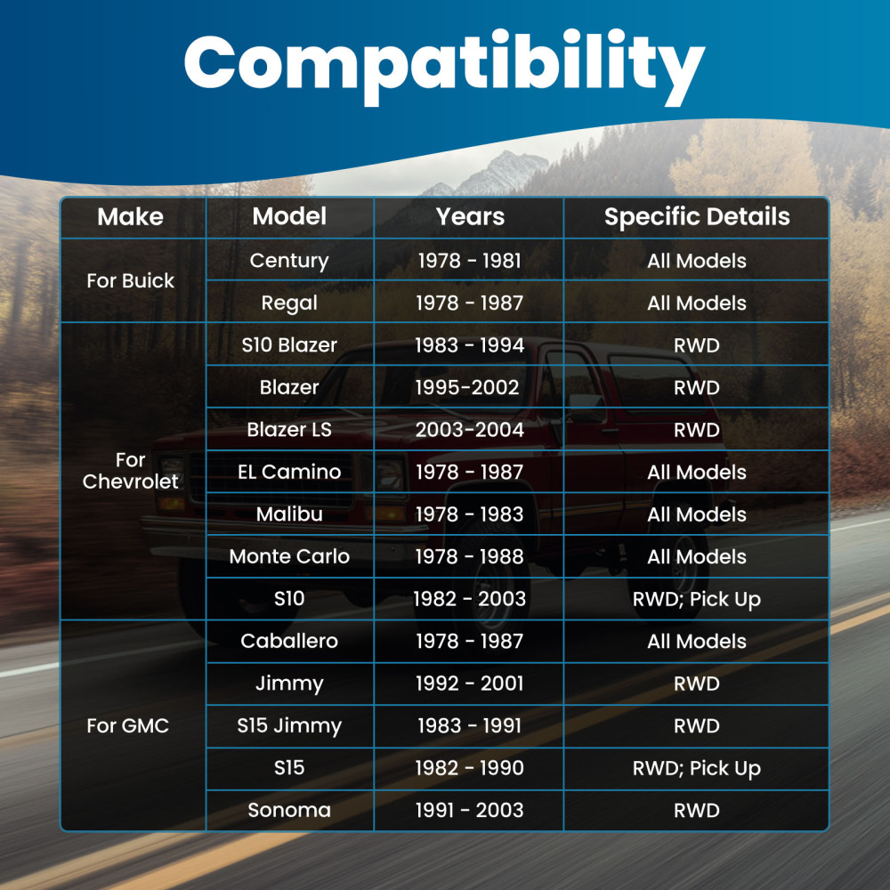 2x Front Upper Control Arm w/Ball Joint compatible for Regal Cutlass Grand Prix compatible for Monte Carlo