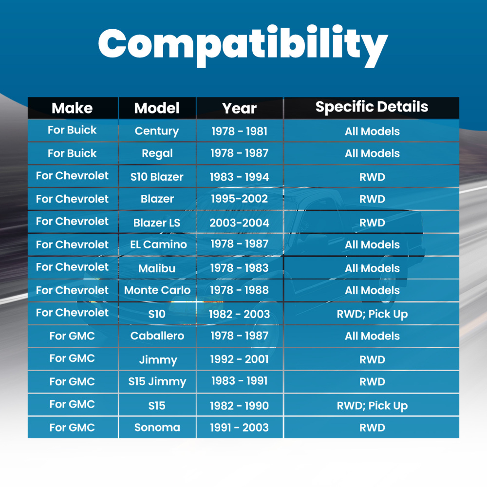 maXpeedingrods RK620261 19133653 Front Suspension Left Upper Control Arm Compatible for Chevy S10 Malibu 1978-2003 Buick Century Regal GMC S15 Jimmy 1982-1997