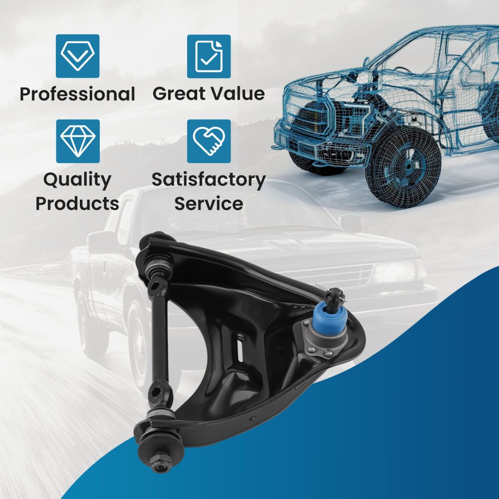 maXpeedingrods RK620261 19133653 Front Suspension Left Upper Control Arm Compatible for Chevy S10 Malibu 1978-2003 Buick Century Regal GMC S15 Jimmy 1982-1997