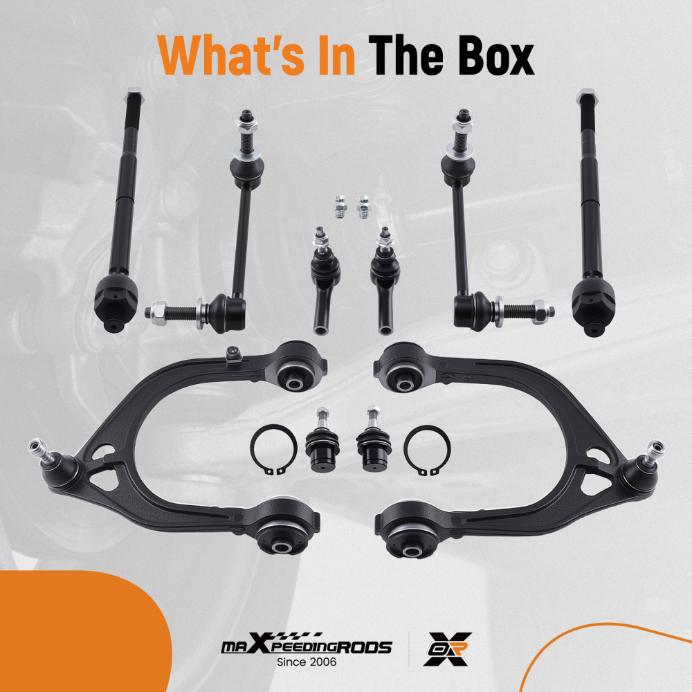 RWD Front Upper Control Arms Sway Bars Suspension Kit for 2005 - 10 300 Charger