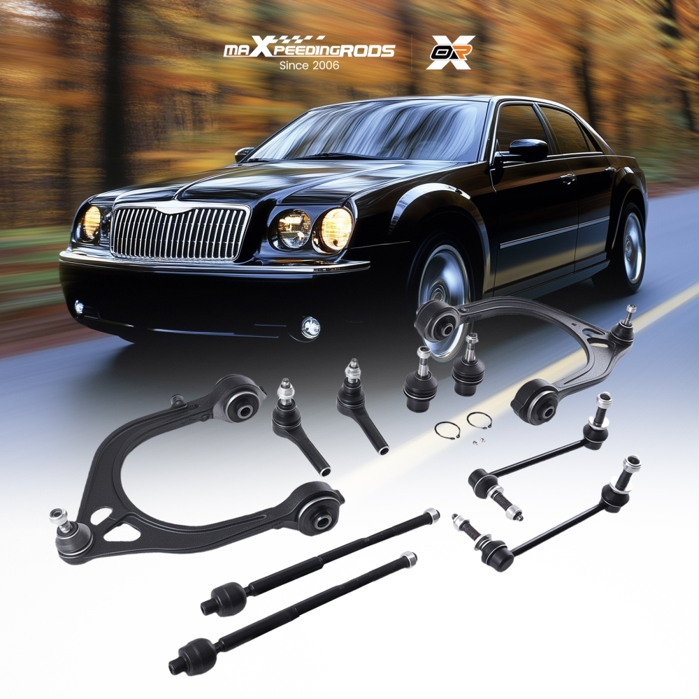 RWD Front Upper Control Arms Sway Bars Suspension Kit for 2005 - 10 300 Charger