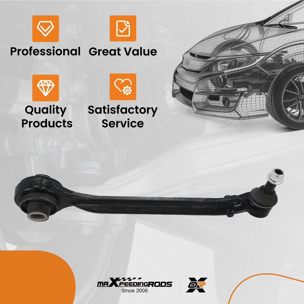 Front Left Lower Control Arm compatible for Chrysler 300 2005-2014 compatible for Dodge Charger 2006-2016