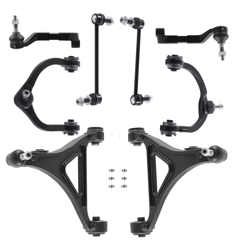 8x Front Control Arms Ball Joints Sway Bars for 07-10 compatible for Dodge Charger Magnum 300