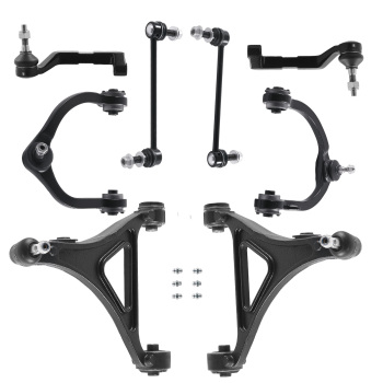 8x Front Control Arms Ball Joints Sway Bars for 07-10 compatible for Dodge Charger Magnum 300
