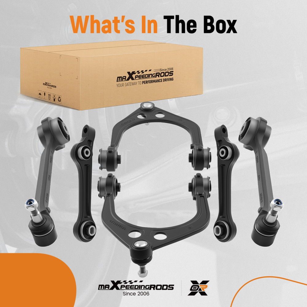 6x Front Suspension Control Arms Kits compatible for Dodge Magnum compatible for Chrysler 300 2005 - 2010