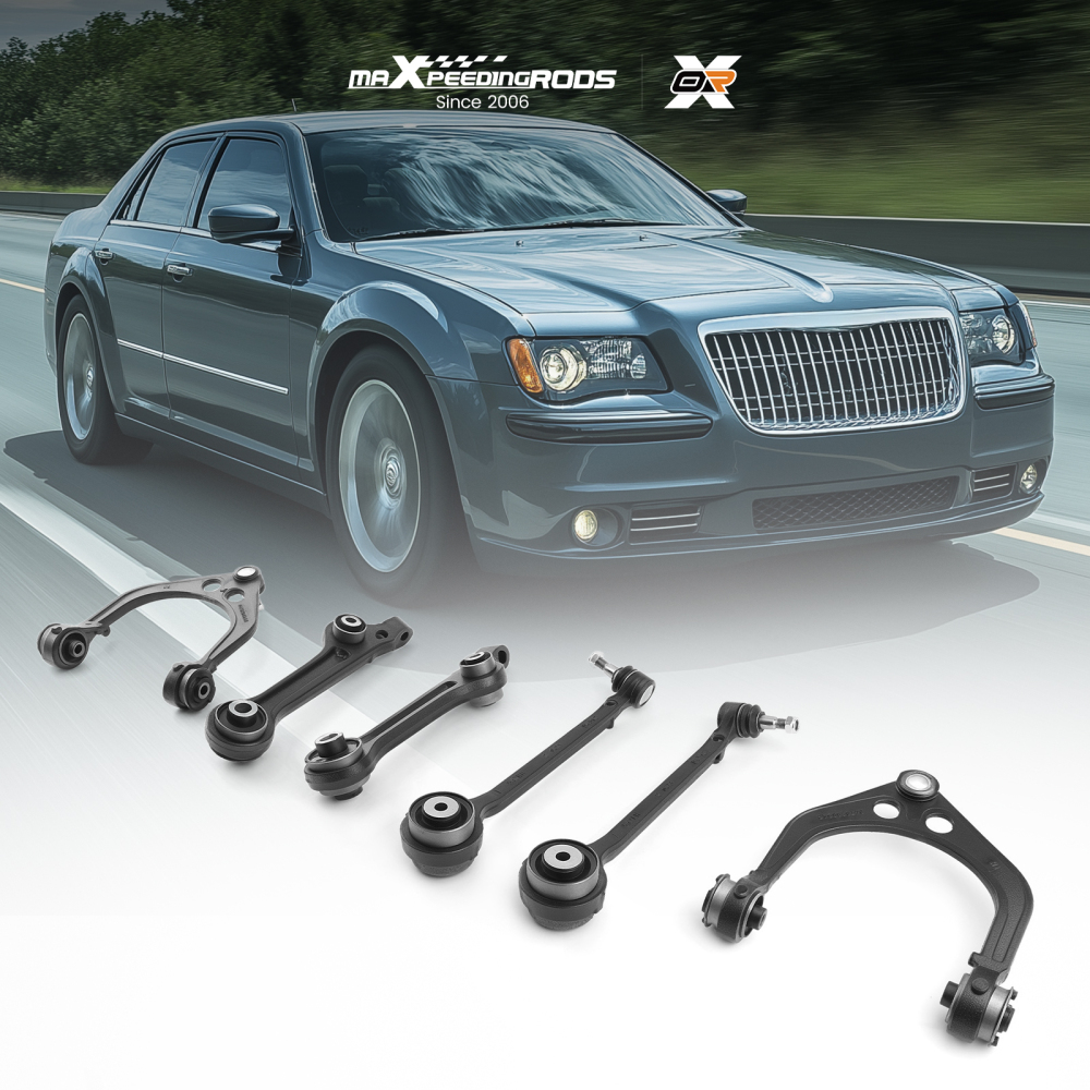 6x Front Suspension Control Arms Kits compatible for Dodge Magnum compatible for Chrysler 300 2005 - 2010