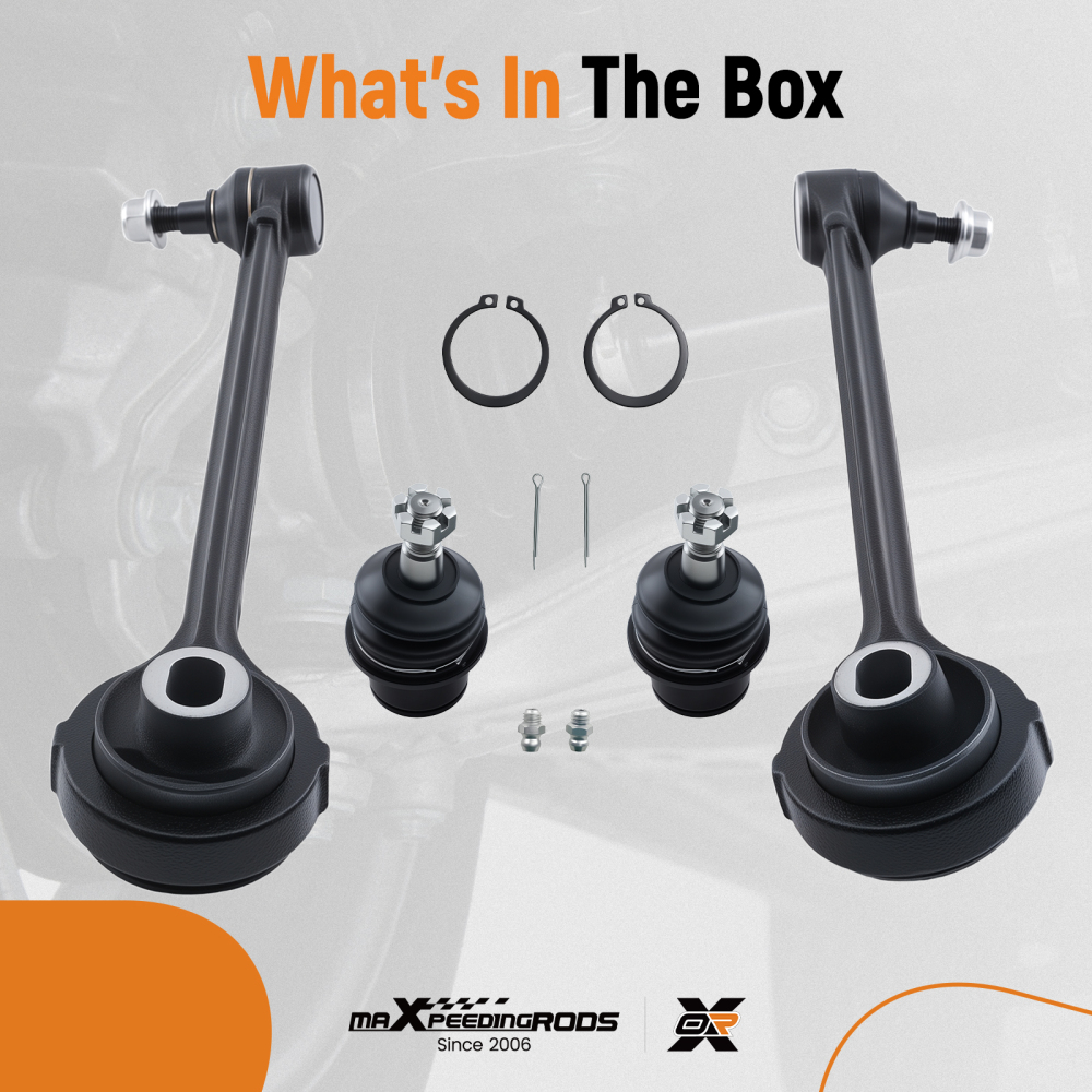 4x Front Lower Control Arms Ball Joints compatible for Chrysler 300 compatible for Dodge Charger Magnum