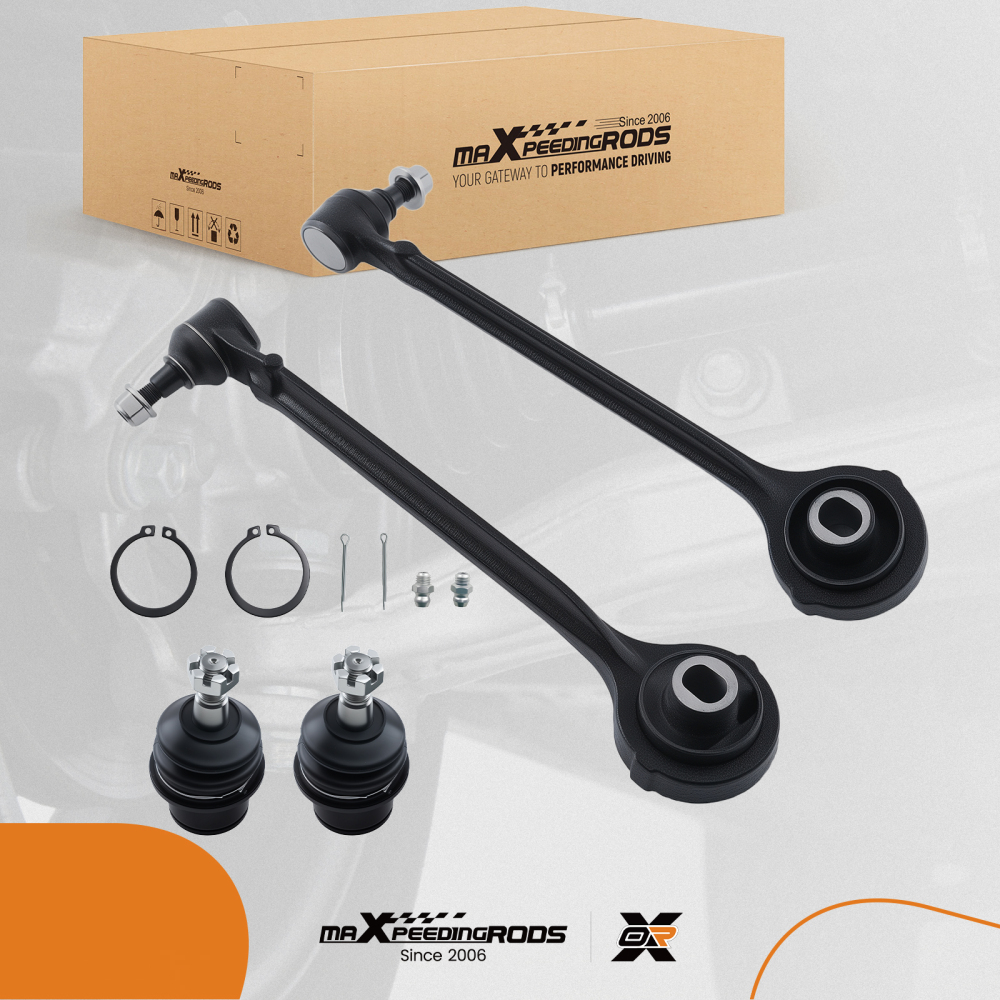 4x Front Lower Control Arms Ball Joints compatible for Chrysler 300 compatible for Dodge Charger Magnum