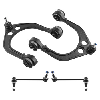 Front Upper Control Arms Sway Bars Kit For 2006 - 2019 compatible for Dodge Charger Magnum RWD