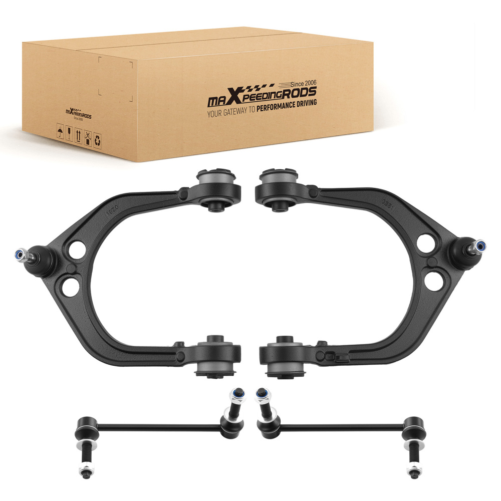 Front Upper Control Arms Sway Bars Kit For 2006 - 2019 compatible for Dodge Charger Magnum RWD
