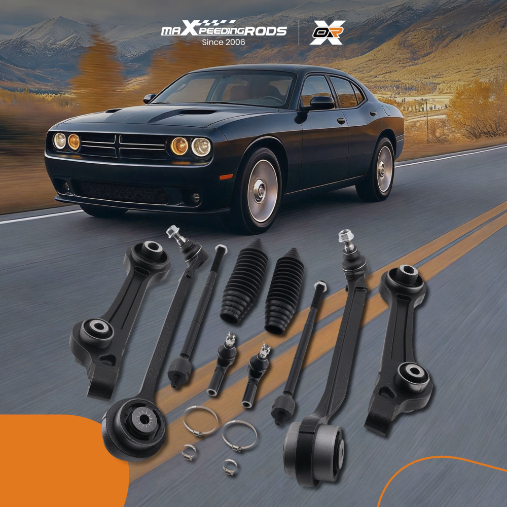 10x Front Lower Control Arms Tie Rod for 2011 - 2014 Challenger Charger 300 RWD