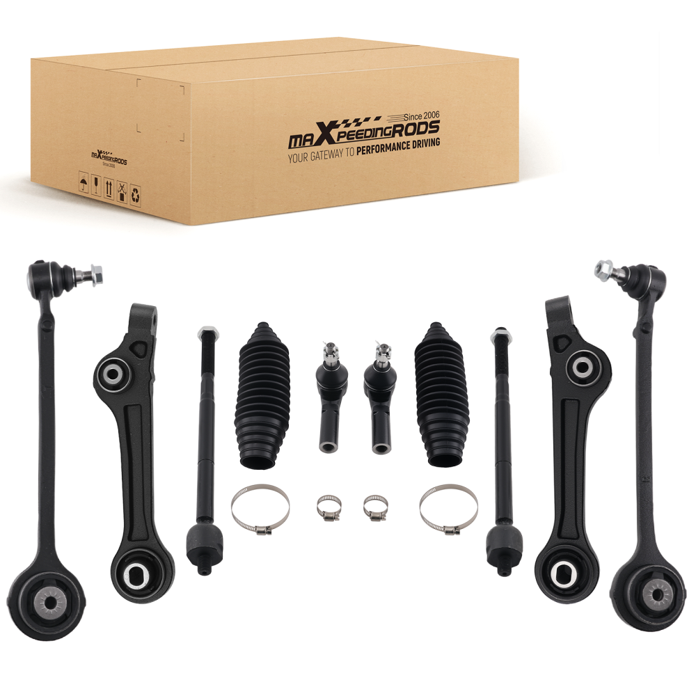 10x Front Lower Control Arms Tie Rod for 2011 - 2014 Challenger Charger 300 RWD