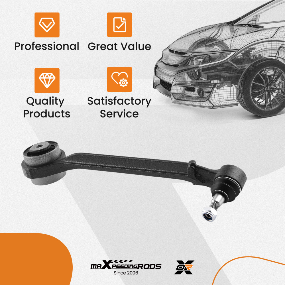 Front RH Lower Control Arm For 2011 - 2020 compatible for Dodge Charger Challenger compatible for Chrysler 300