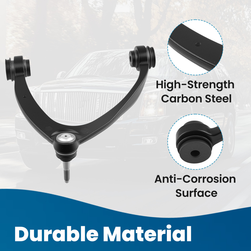RH Front Upper Control Arm for 2007-13 compatible for Chevy Silverado GMC Sierra Yukon XL 1500