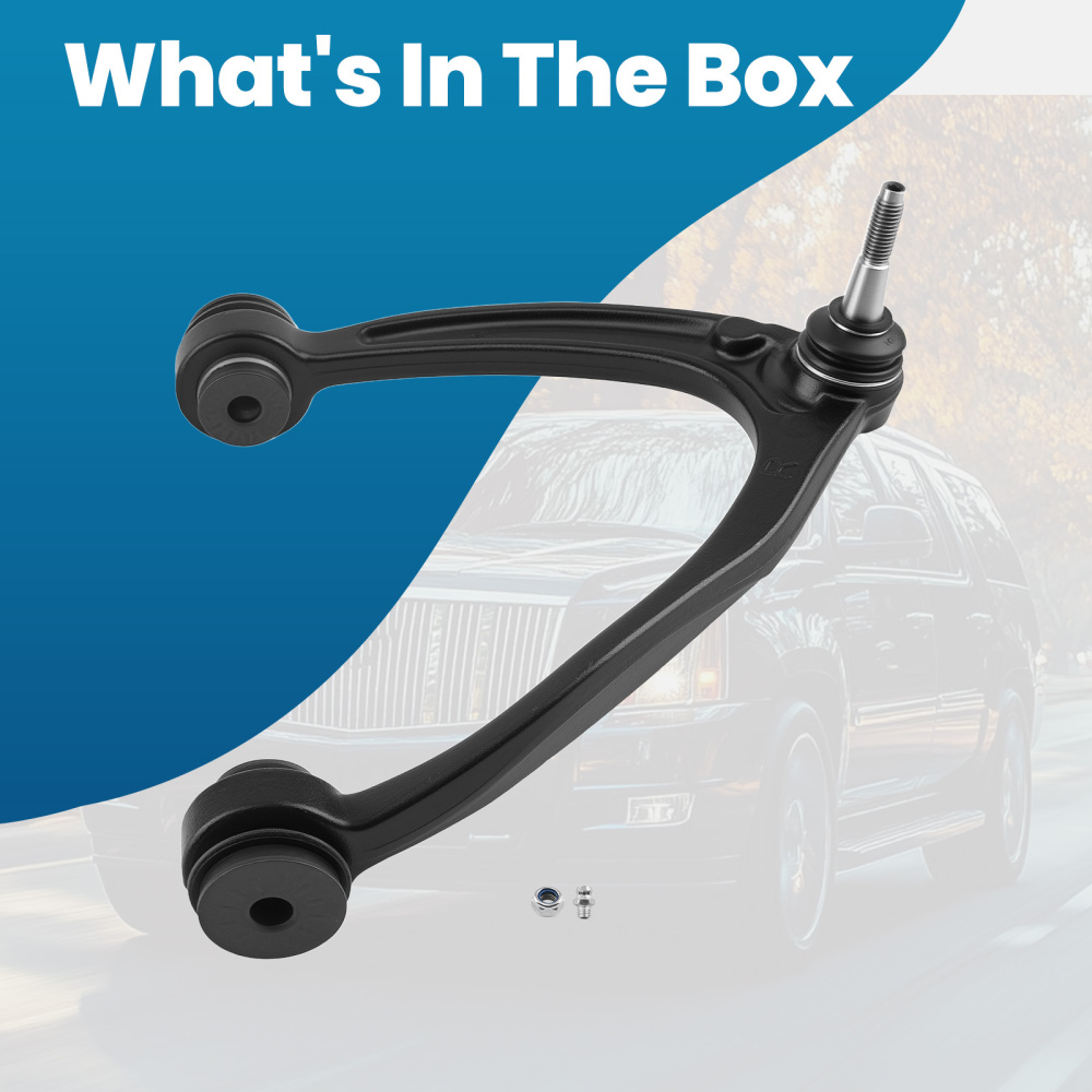RH Front Upper Control Arm for 2007-13 compatible for Chevy Silverado GMC Sierra Yukon XL 1500