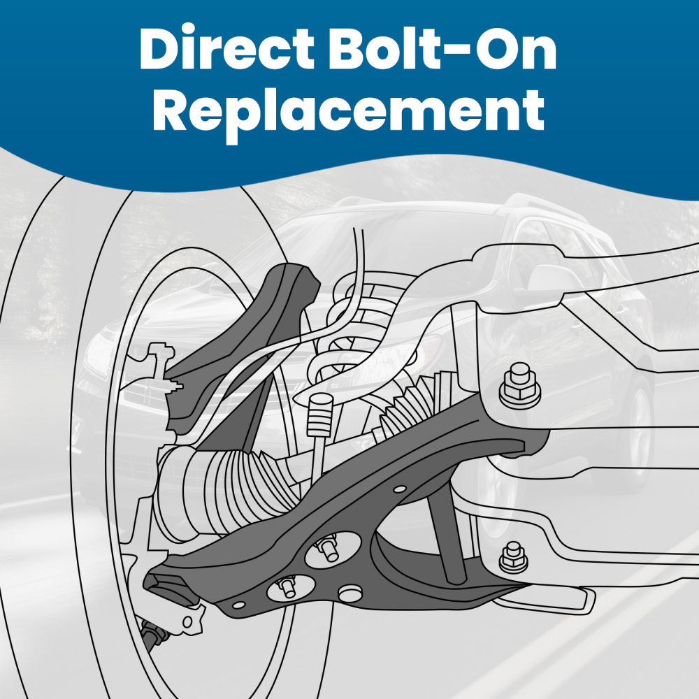 Front Lower Control Arms Tie Rods Kit compatible for Chevy Equinox 2010-2017 Terrain 2.4L