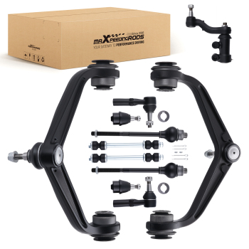 Front Upper Control Arm Tierods Kit for 2011-2019 compatible for Chevy Silverado Sierra 2500 HD