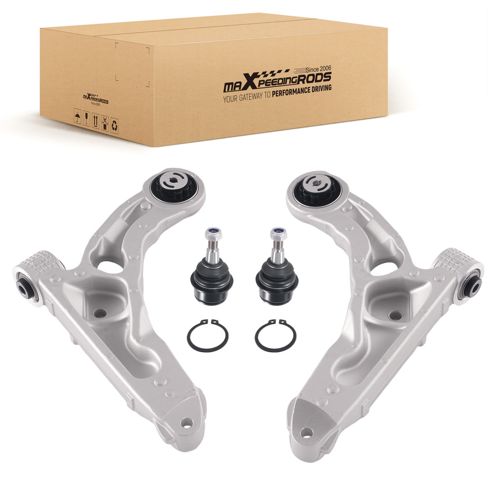Front Lower Control Arms Sway Bar Links Tie Rods for 2014-2018 compatible for Jeep Cherokee KL