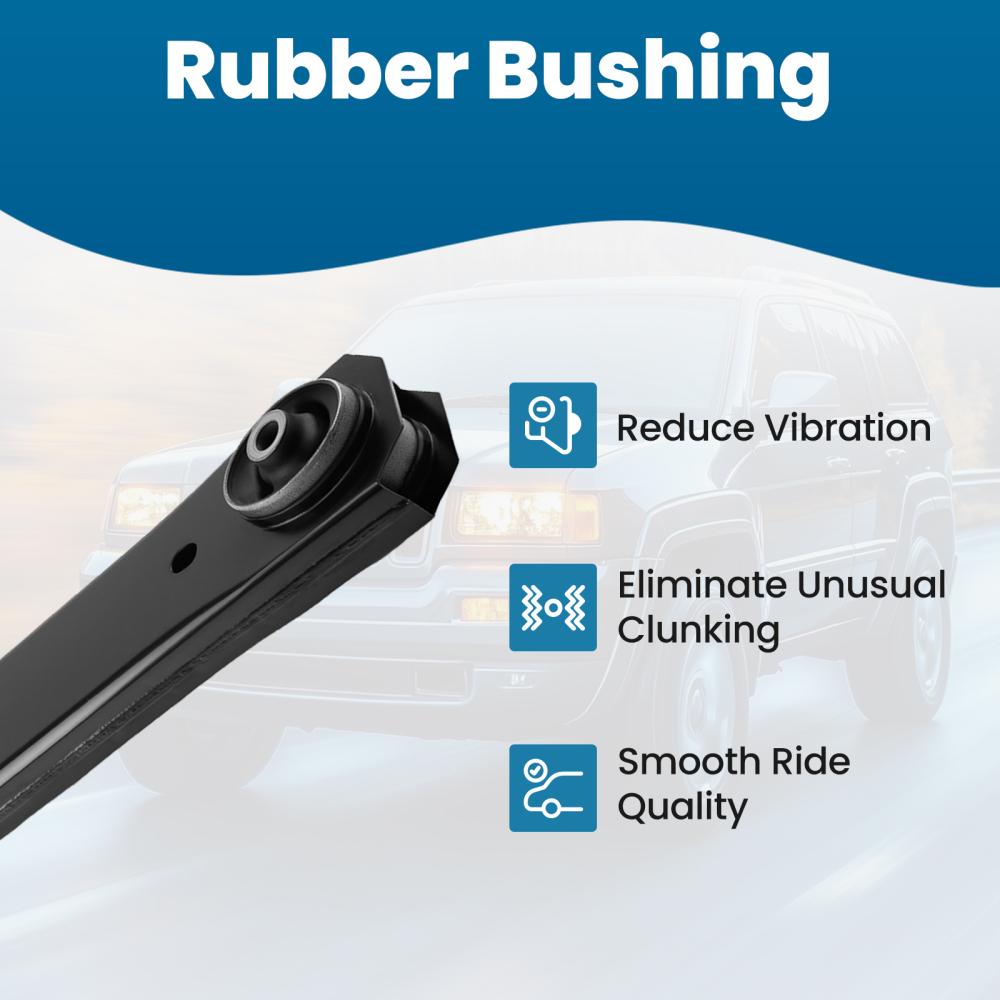 2PC Lower Rear Control Arms Kit compatible for Jeep Grand Cherokee WJ 1999-2004 CK641869