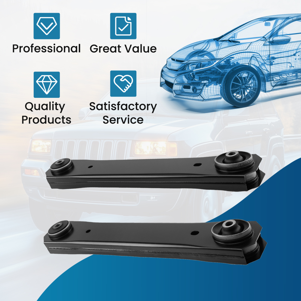 2PC Lower Rear Control Arms Kit compatible for Jeep Grand Cherokee WJ 1999-2004 CK641869