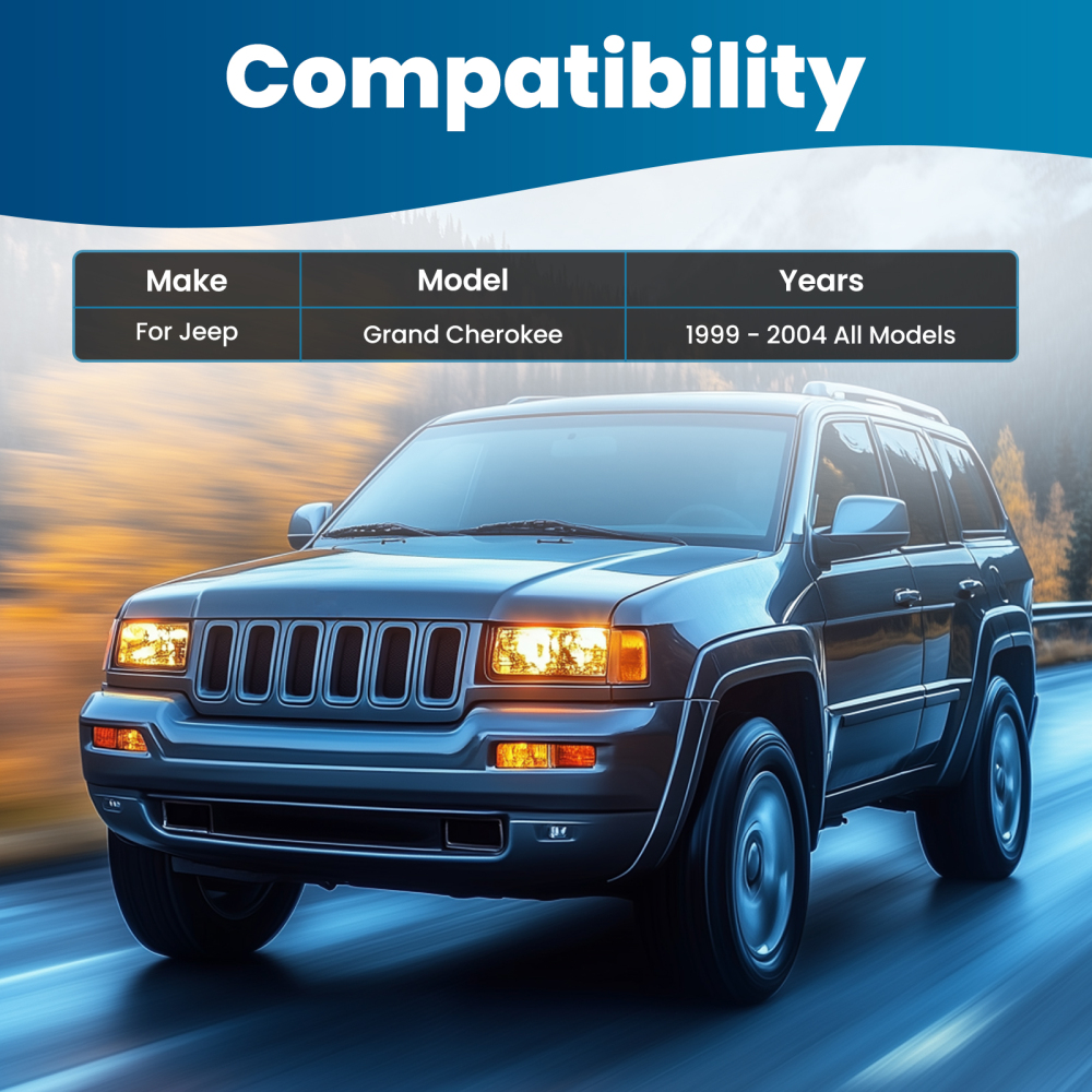 2PC Lower Rear Control Arms Kit compatible for Jeep Grand Cherokee WJ 1999-2004 CK641869