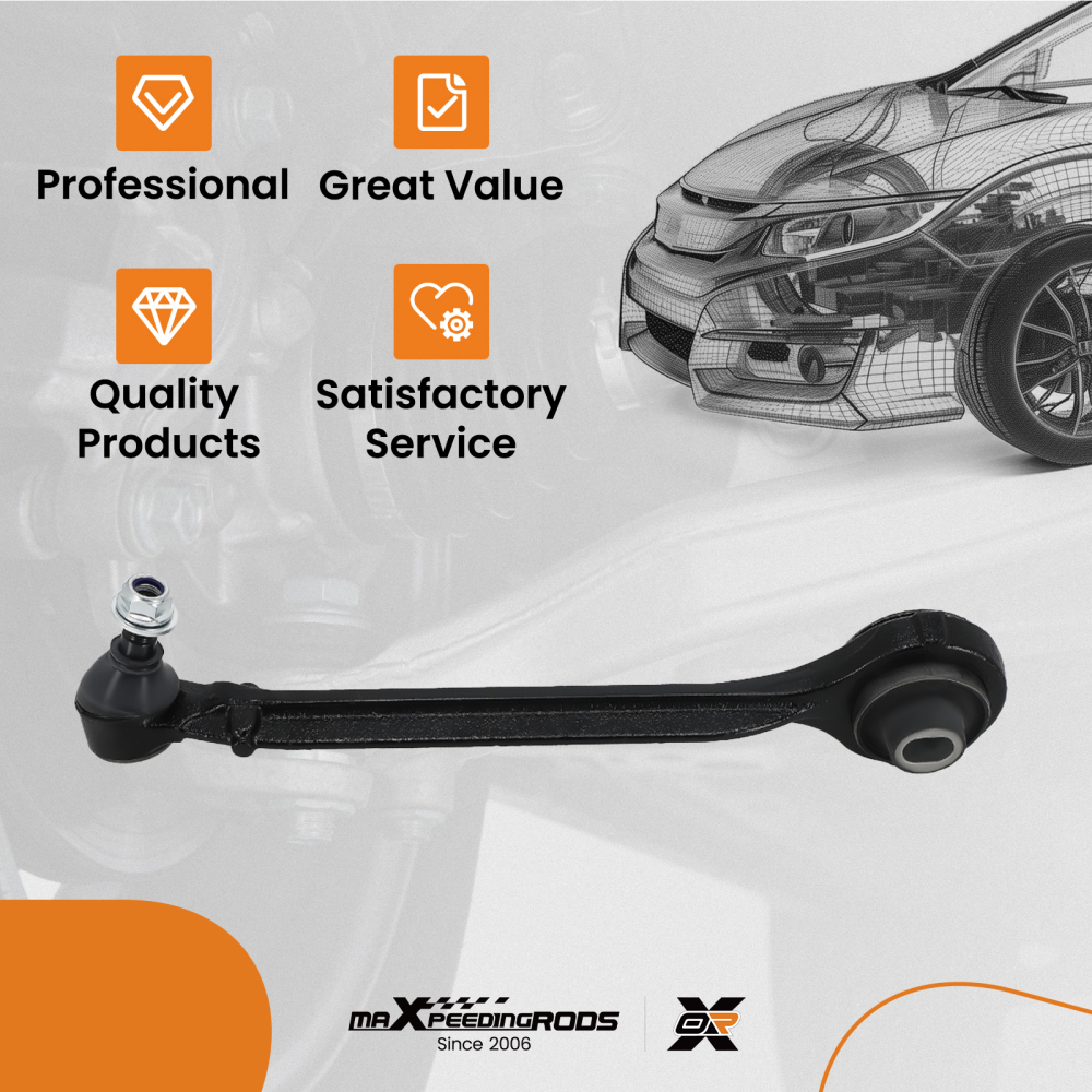 Front Right Lower Control Arm compatible for Chrysler 300 2005-2014 compatible for Dodge Charger 2006-2016