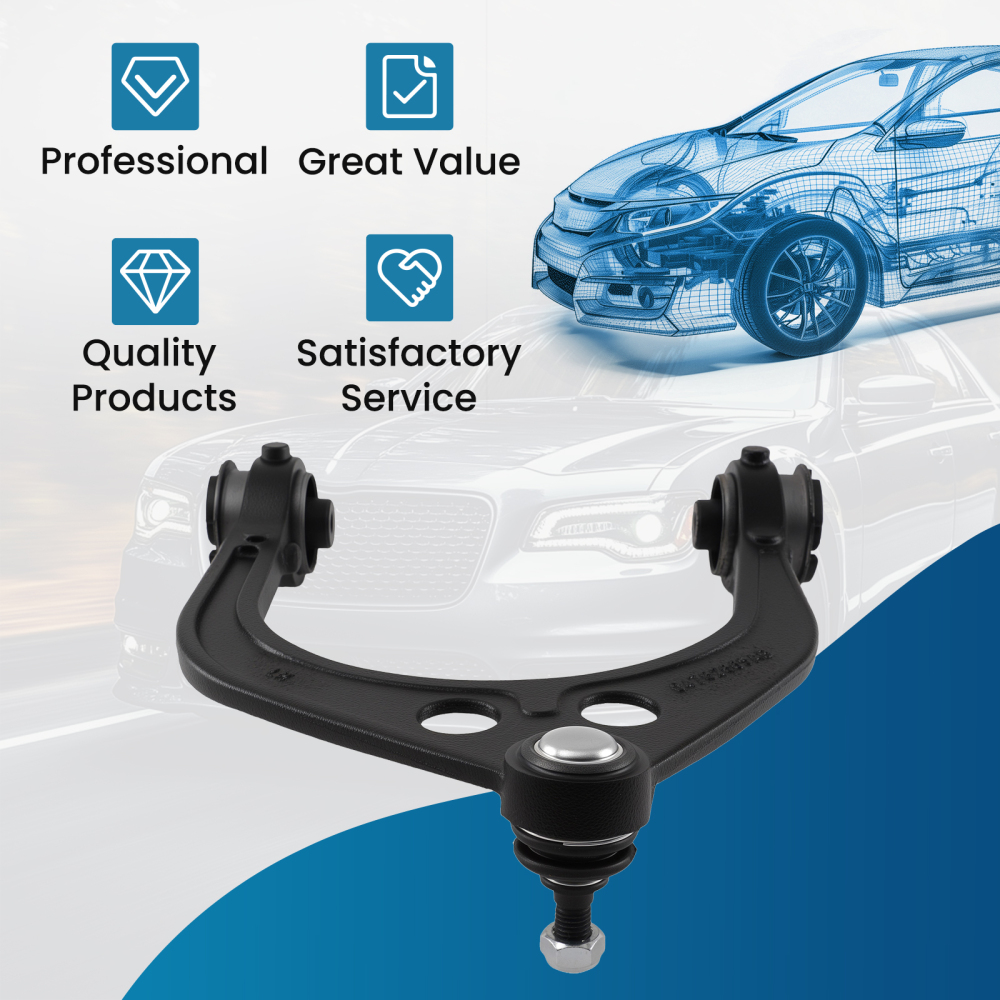 Front Upper Left Control Arm compatible for Chrysler 300 Challenger Charger MAGNUM 05-23