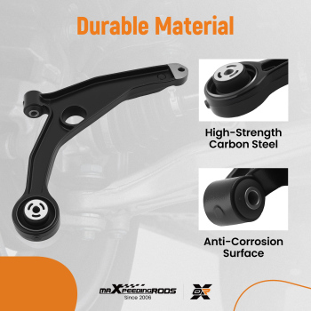 1pc Front Lower Control Arm Driver compatible for Dodge Journey Avenger Sebring 200 2011-14