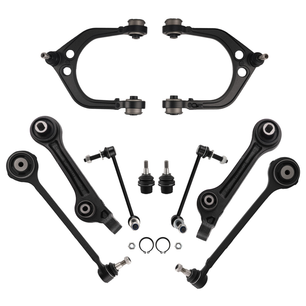 10x Front Upper Lower LR Control Arm Sway Bar Link For 11-19 Challenger Charger