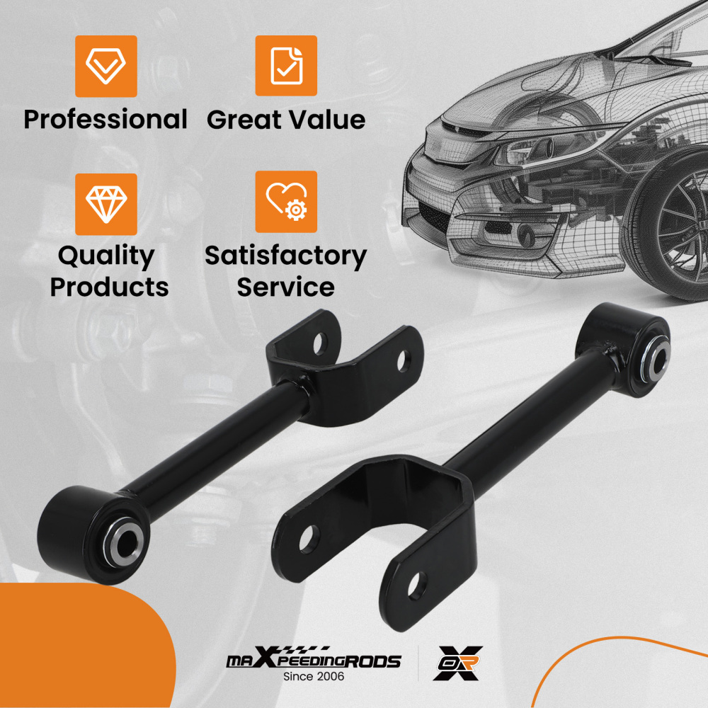 maXpeedingrods Rear Lower Control Arm Kit Compatible For Chrysler Sebring 2007-2010