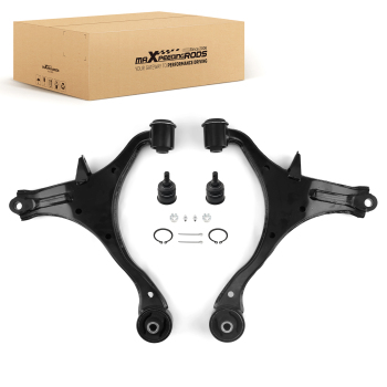 Front Lower Control Arms + Ball Joints For 2001-2005 compatible for Honda Civic SedanCoupe