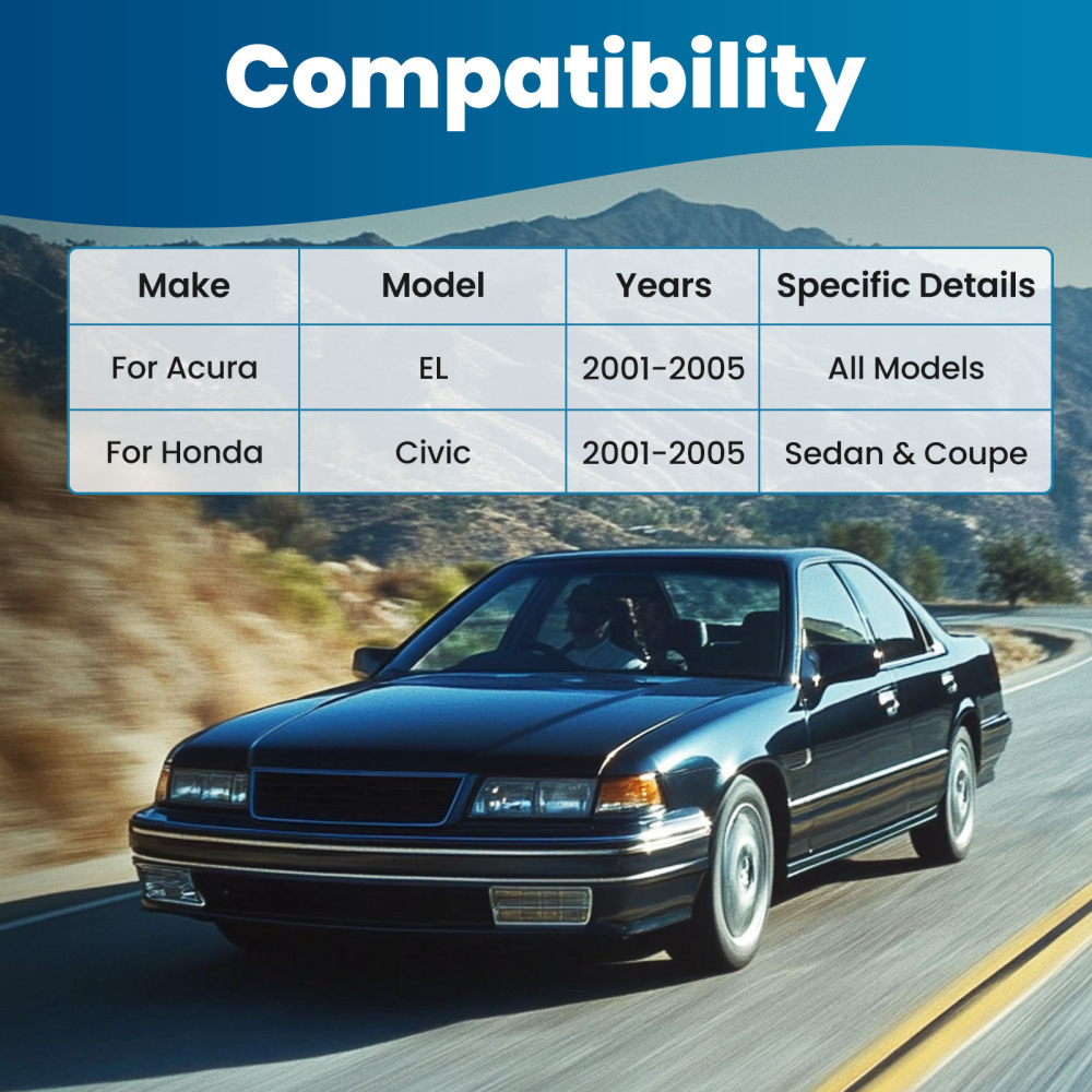 Front Lower Control Arms + Ball Joints For 2001-2005 compatible for Honda Civic SedanCoupe