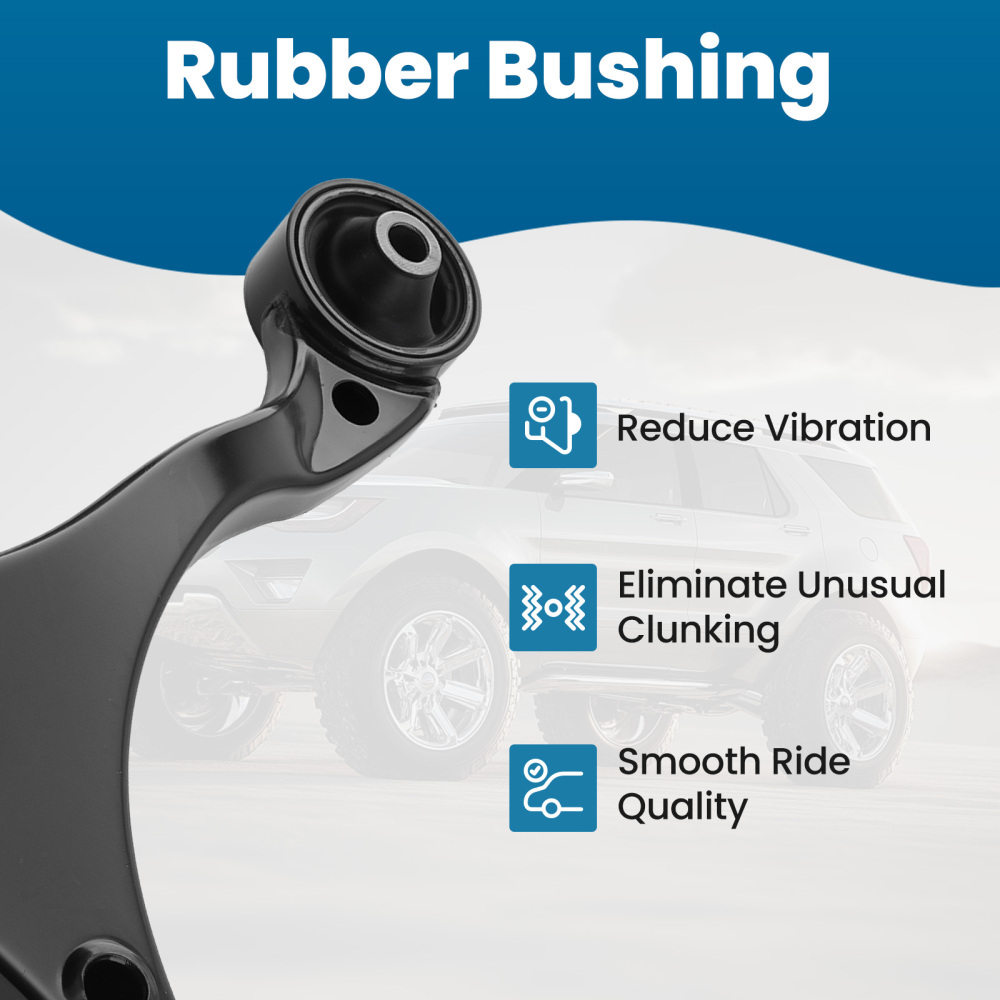 8x Front Lower Control Arms Sway Bar Tie Rods Kit for 2001 2002-2005 compatible for Honda Civic