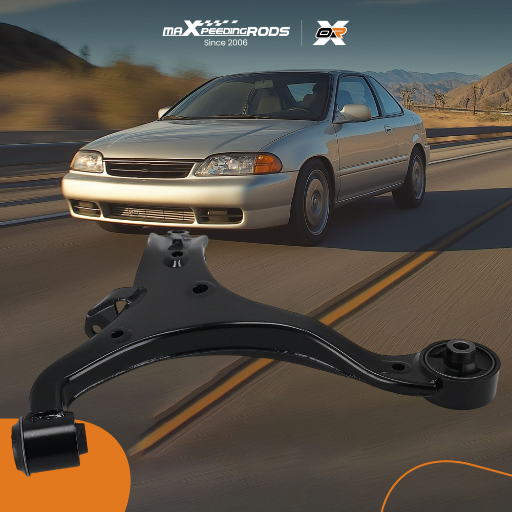 Passenger Side Front Lower Control Arm For 2001-2005 compatible for Honda Civic 1.3L 1.7L