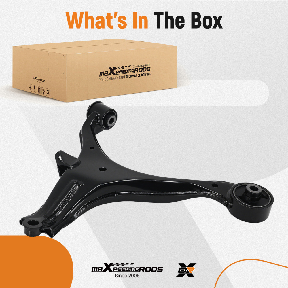 Passenger Side Front Lower Control Arm For 2001-2005 compatible for Honda Civic 1.3L 1.7L