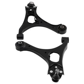 10x Front Lower Control Arms Ball Joints Tierods for 2006-2010 2011 compatible for Honda Civic