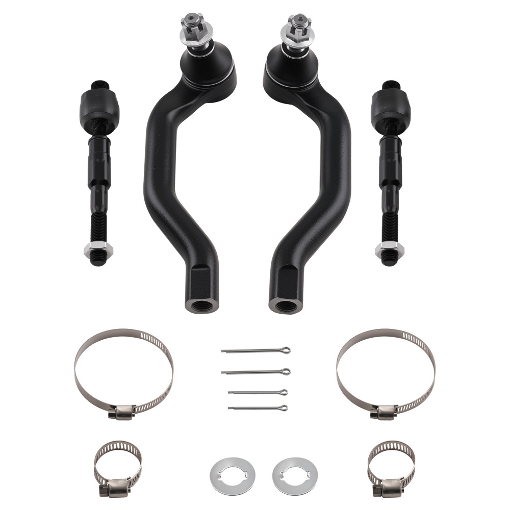 10x Front Lower Control Arms Ball Joints Tierods for 2006-2010 2011 compatible for Honda Civic