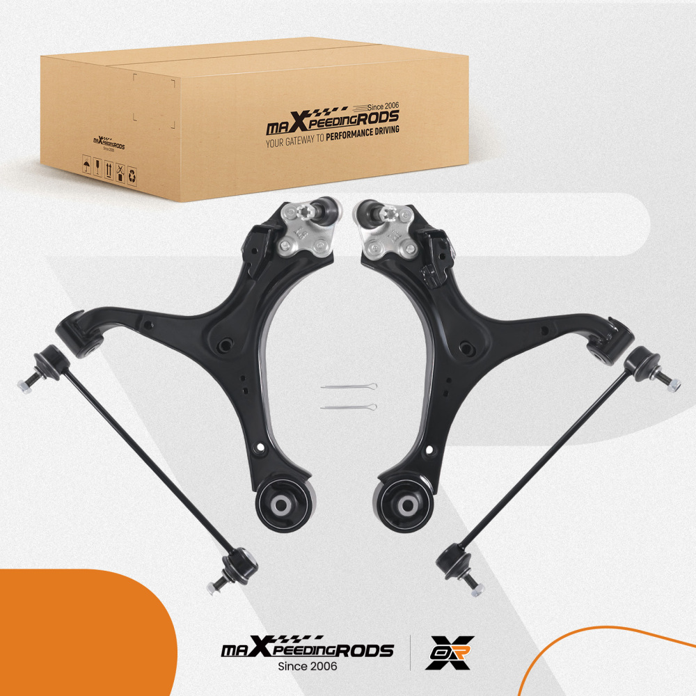 Front Lower Control Arms Sway Bar Links Set for 2012-2015 compatible for Honda Civic compatible for Acura ILX