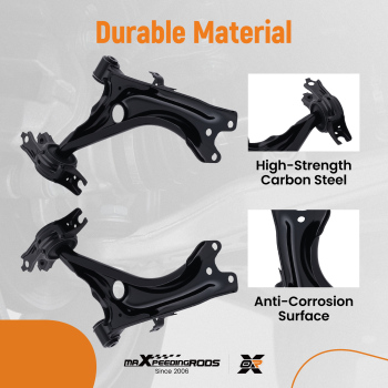 6x Front Lower Control Arms Ball Joints Tie Rod Ends for 2016 - 2019 compatible for Honda Civic