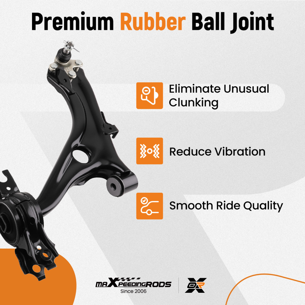 2pcs Front Lower Control Arms w/Ball Joint for 2016 2017 2018-2021 compatible for Honda Civic