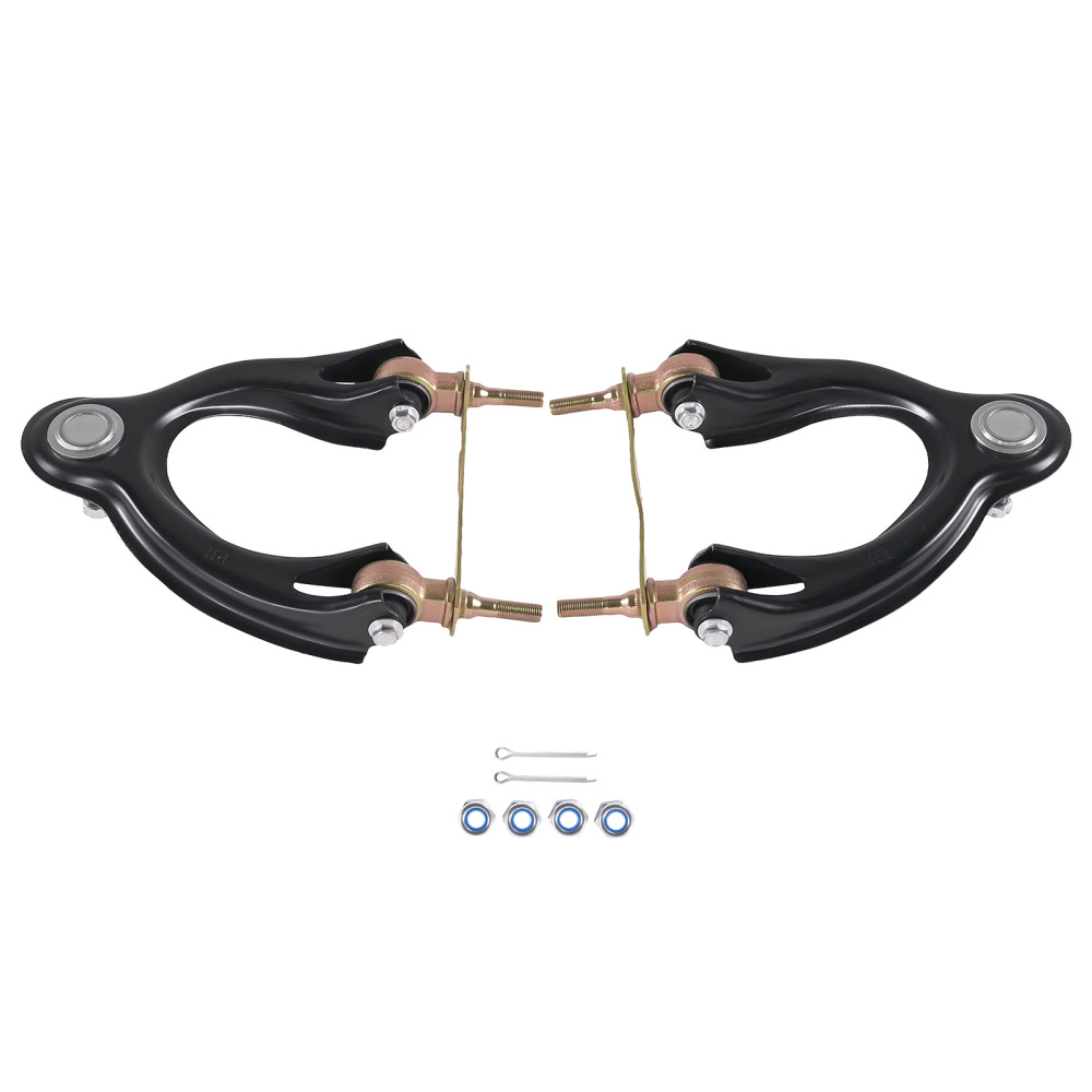 2x Front Upper Control Arm Kit for 1992-2001 compatible for Acura Integra compatible for Honda Civic del sol