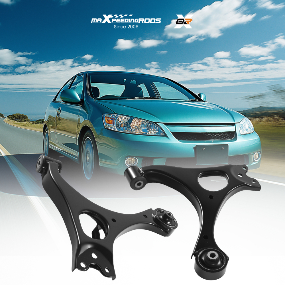 Front Lower Control Arm w/ Ball Joint Tie Rods Kit for 2006 - 2011 compatible for Honda Civic