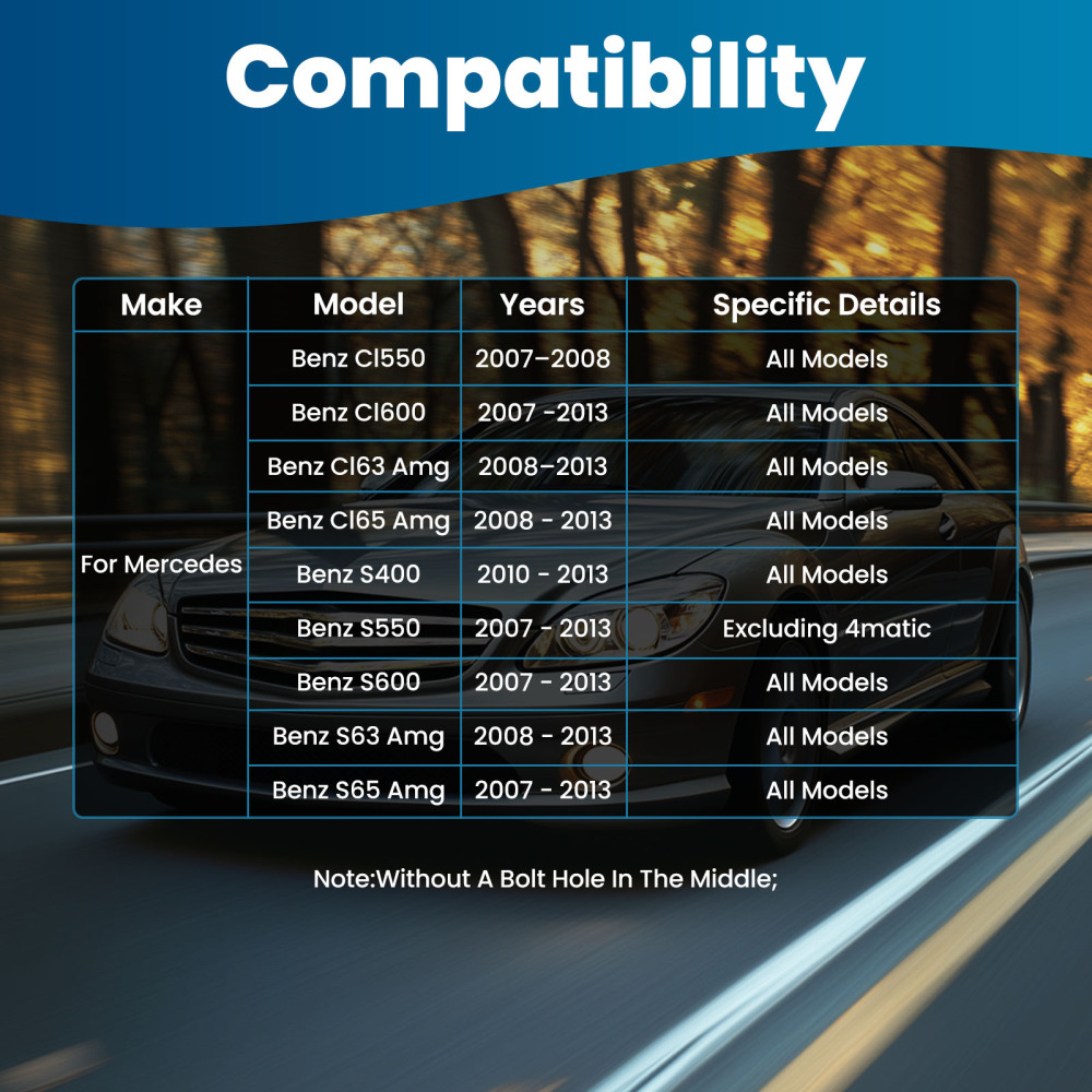 2x Front Lower Control Arm +Ball Joint Kit compatible for Mercedes CL550 S550 07-13 MS26189