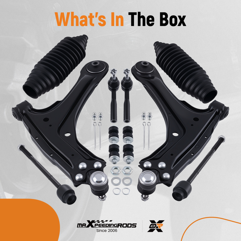 10x Front Lower Control Arms Suspension Kit for 1997-2003 compatible for Chevy Malibu K80446