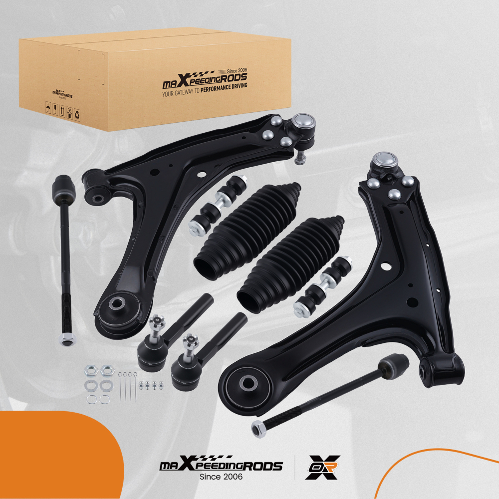 10x Front Lower Control Arms Suspension Kit for 1997-2003 compatible for Chevy Malibu K80446