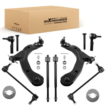 Front Lower Control Arms w/ Sway Bar Tie Rod compatible for Chevy Cobalt HHR compatible for Pontiac G5